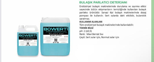 BULAŞIK MAKİNE PARLATICISI